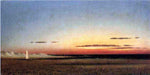  Martin Johnson Heade Marsh Scene at Dusk - Hand Painted Oil Painting