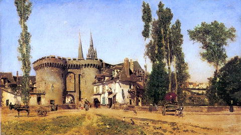  Martin Rico Y Ortega The Village of Chartres - Hand Painted Oil Painting