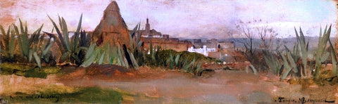  Maurice Bompard A View of Tangiers - Hand Painted Oil Painting