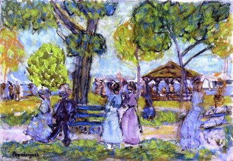  Maurice Prendergast The Pavilion - Hand Painted Oil Painting