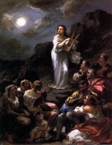  Narcisse Virgilio Diaz De la Pena  The Song of Deborah - Hand Painted Oil Painting