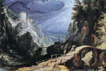  Paul Bril Mountain Scene - Hand Painted Oil Painting