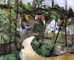  Paul Cezanne A Turn in the Road - Hand Painted Oil Painting