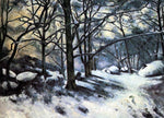  Paul Cezanne Melting Snow, Fontainbleau - Hand Painted Oil Painting
