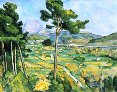  Paul Cezanne Mont Sainte-Victoire (Metropolitan) - Hand Painted Oil Painting