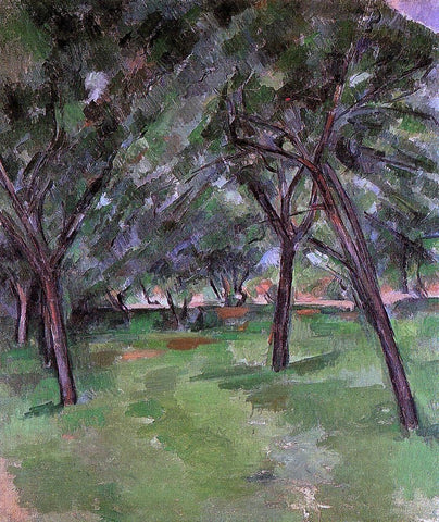  Paul Cezanne Orchard - Hand Painted Oil Painting
