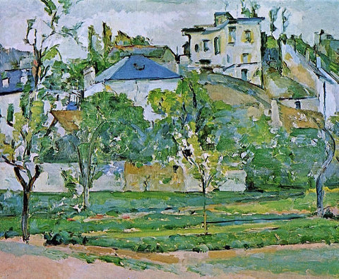  Paul Cezanne Orchard in Pontoise - Hand Painted Oil Painting