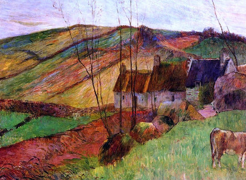  Paul Gauguin Cottages on Mount Sainte-Marguerite - Hand Painted Oil Painting