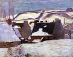  Paul Gauguin Pont-Aven in the Snow - Hand Painted Oil Painting