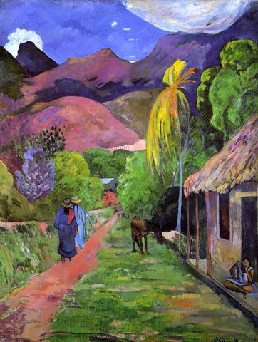  Paul Gauguin Road in Tahiti - Hand Painted Oil Painting