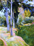  Paul Gauguin The Large Trees - Hand Painted Oil Painting