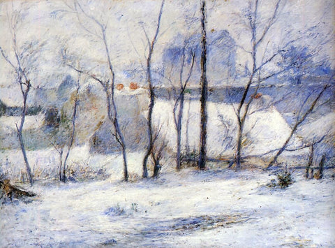  Paul Gauguin Winter Landscape, Effect of Snow (also known as Snow at Vaugirard, II) - Hand Painted Oil Painting