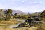  Paul Huet Landscape in the South of France - Hand Painted Oil Painting