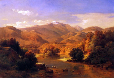  Paul Weber Mount Washington from the Saco - Hand Painted Oil Painting