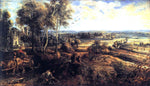  Peter Paul Rubens An Autumn Landscape with a View of Het Steen - Hand Painted Oil Painting