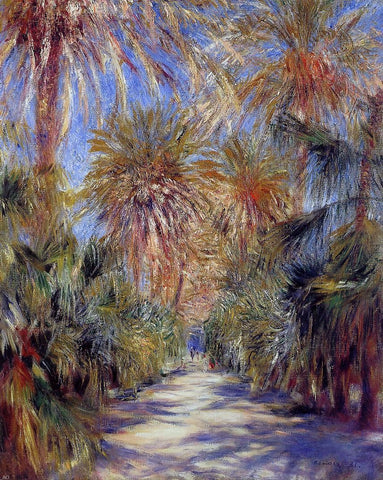  Pierre Auguste Renoir Algiers, the Garden of Essai - Hand Painted Oil Painting