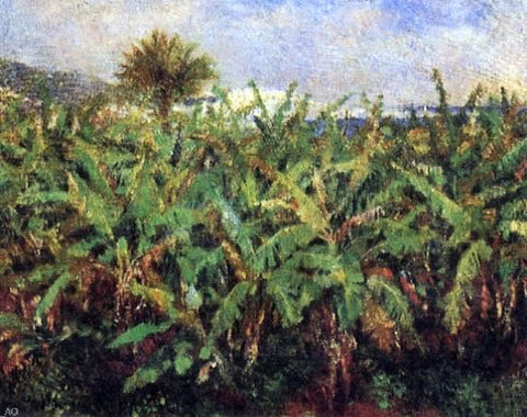  Pierre Auguste Renoir Field of Banana Trees - Hand Painted Oil Painting