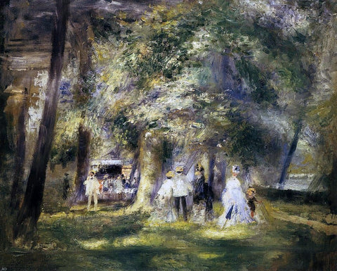  Pierre Auguste Renoir In St Cloud Park - Hand Painted Oil Painting