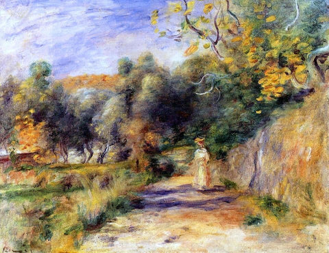  Pierre Auguste Renoir Landscape at Cagnes - Hand Painted Oil Painting
