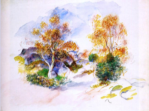  Pierre Auguste Renoir Landscape with Trees - Hand Painted Oil Painting