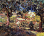  Pierre Auguste Renoir Landscape in La Roche-Guyon - Hand Painted Oil Painting