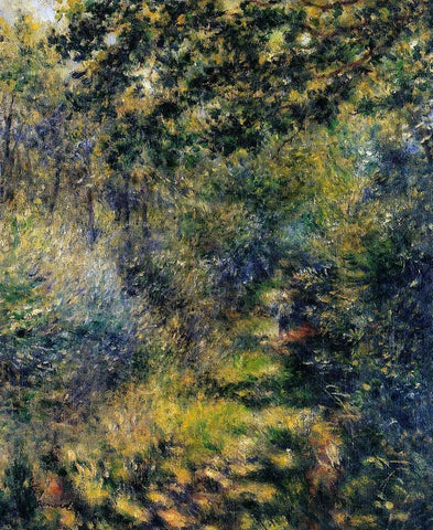  Pierre Auguste Renoir Path Through the Woods - Hand Painted Oil Painting