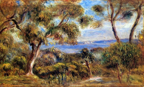  Pierre Auguste Renoir The Sea at Cagnes - Hand Painted Oil Painting