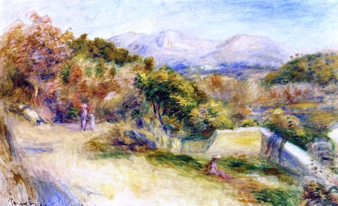  Pierre Auguste Renoir The View from Collettes, Cagnes - Hand Painted Oil Painting