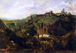  Theodore Rousseau Bourg en Auvergne - Hand Painted Oil Painting