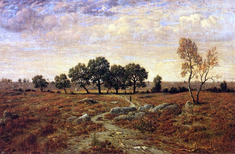  Theodore Rousseau Lande de la Glandee, Forest of Fontainebleau - Hand Painted Oil Painting