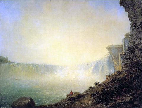  Rembrandt Peale The Canadian Side of Niagara Falls, Platform Rock - Hand Painted Oil Painting