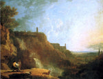  Richard R A Tivoli: The Cascatelli Grandi and the Villa of Maecenas - Hand Painted Oil Painting