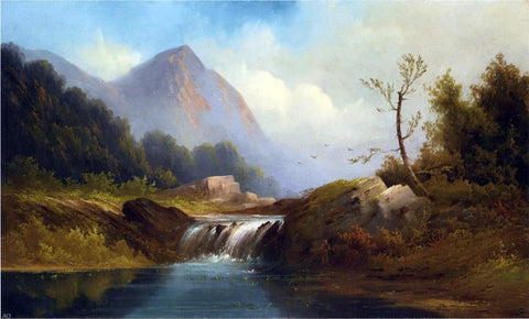  Robert Scott Duncanson Wilderness Idyll - Hand Painted Oil Painting