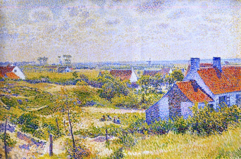  Theo Van Rysselberghe Summer Landscape of the Moor - Hand Painted Oil Painting