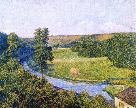 Theo Van Rysselberghe The Valley of the Sambre - Hand Painted Oil Painting