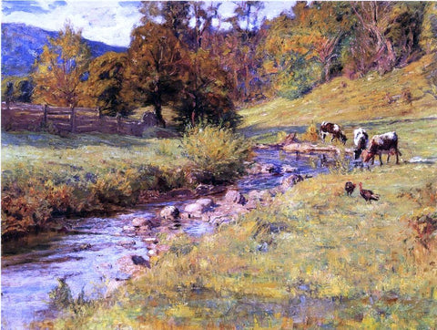  Theodore Clement Steele Tennessee Scene - Hand Painted Oil Painting