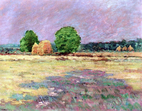  Theodore Robinson Grain Field, N. J. - Hand Painted Oil Painting