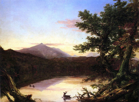  Thomas Cole Schroon Lake - Hand Painted Oil Painting