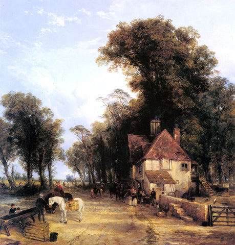  Thomas Creswick The Nearest Way in Summer - Hand Painted Oil Painting