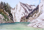  Thomas Ender The Pieniny Mountains with the Dunajec River - Hand Painted Oil Painting