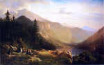  Thomas Hill An Artist's View of Mt. Lafayette - Hand Painted Oil Painting