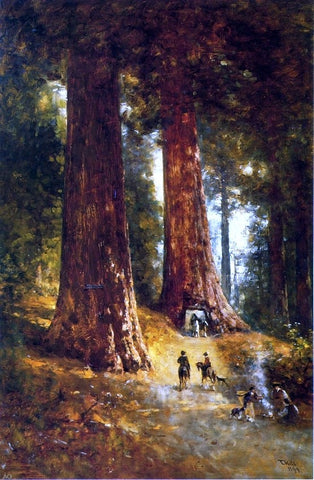  Thomas Hill In the Redwoods - Hand Painted Oil Painting