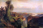  Thomas Moran Indians on a Cliff - Hand Painted Oil Painting