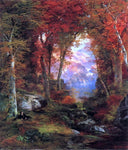  Thomas Moran Autumnal Woods (also known as Under the Trees) - Hand Painted Oil Painting