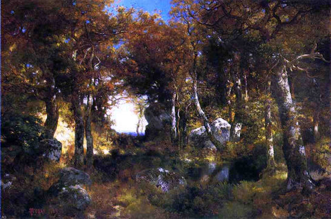  Thomas Moran The Woodland Pool - Hand Painted Oil Painting