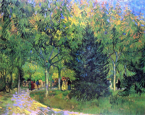  Vincent Van Gogh A Lane in the Public Garden at Arles - Hand Painted Oil Painting