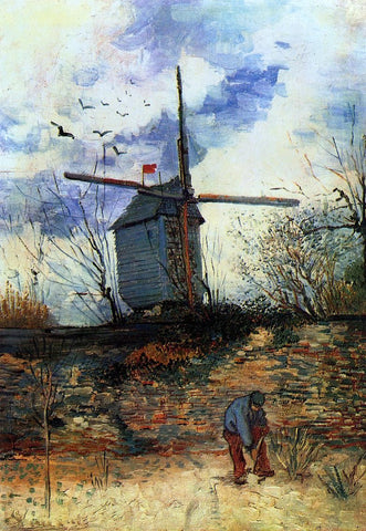  Vincent Van Gogh Le Moulin de la Galette - Hand Painted Oil Painting