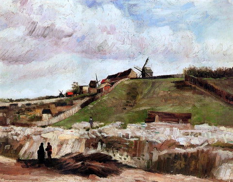  Vincent Van Gogh Montmartre: the Quarry and Windmills - Hand Painted Oil Painting