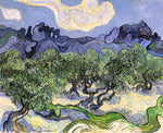 Vincent Van Gogh The Alpilles with Olive Trees in the Foreground - Hand Painted Oil Painting