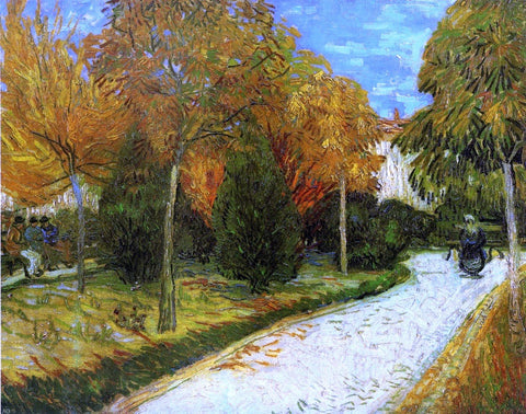  Vincent Van Gogh The Public Park at Arles - Hand Painted Oil Painting